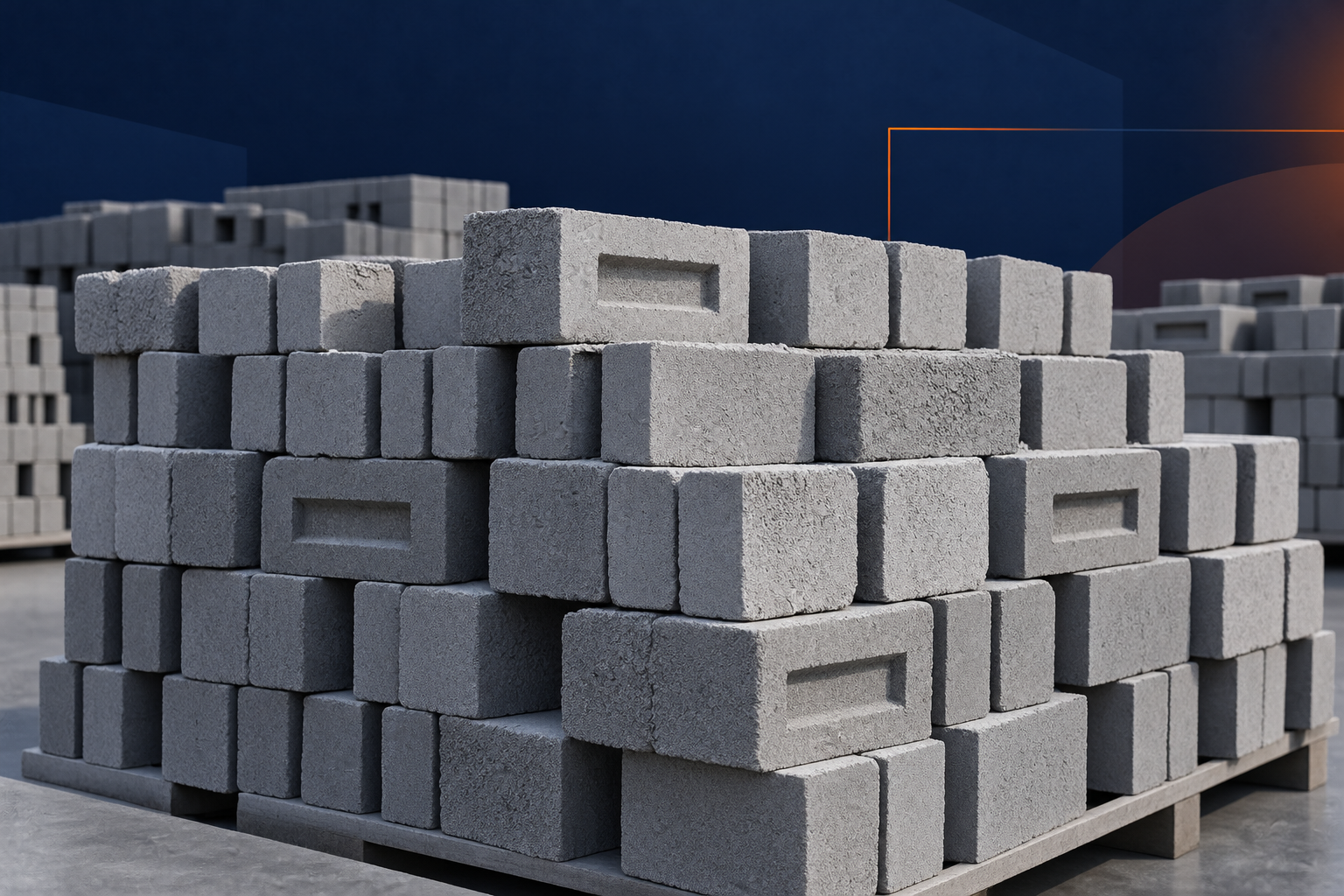 Fly Ash Brick, 9 by 4 by 3 inches